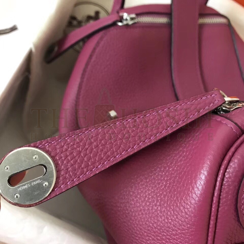 H**me5 Purple Lindy 30cm Clemence Handmade Bag Master Quality