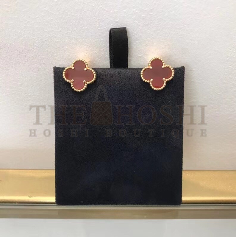 V*n Cl**f Earrings Dupe, Clover Stud Earrings, Vintage Alhambra earrings Dupe Master Quality