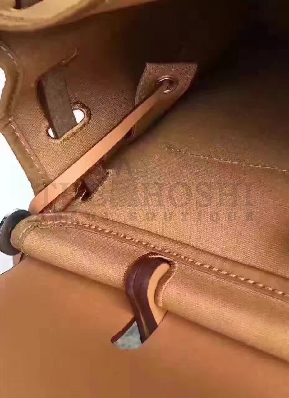 H**me5 Herbag Zip PM 31cm Bag In Caramel Canvas Master Quality