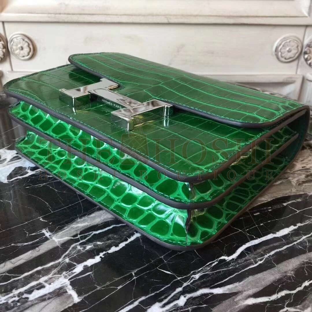 H**me5 Bamboo Constance MM 24cm Crocodile Bag Master Quality