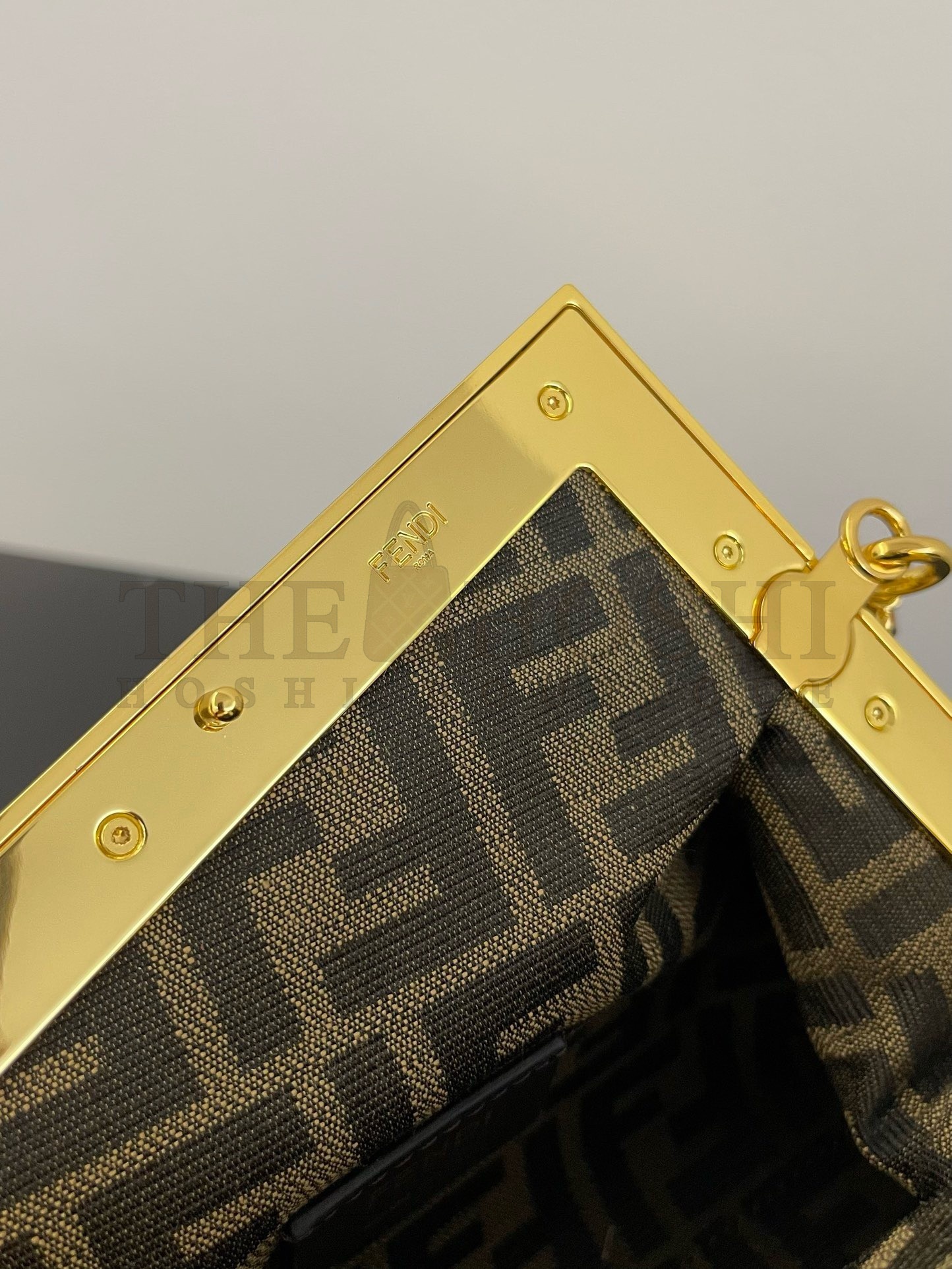 F**di First Small Bag in Natural Raffia Straw Master Quality