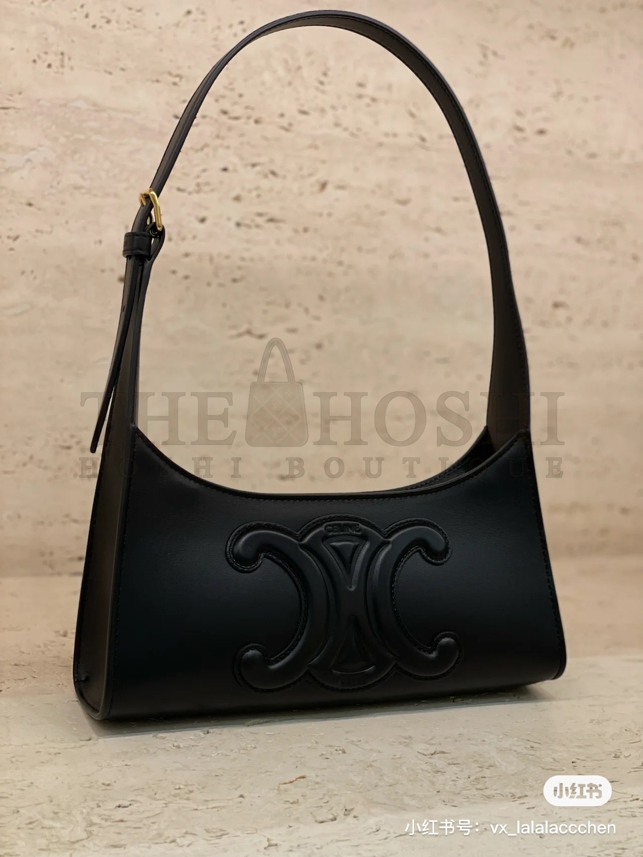 Ce1i*e Smooth Calfskin Cuir Triomphe Shoulder Bag Master Quality