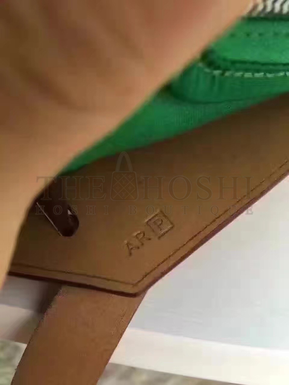 H**me5 Herbag Zip PM 31cm Bag In Green Canvas Master Quality