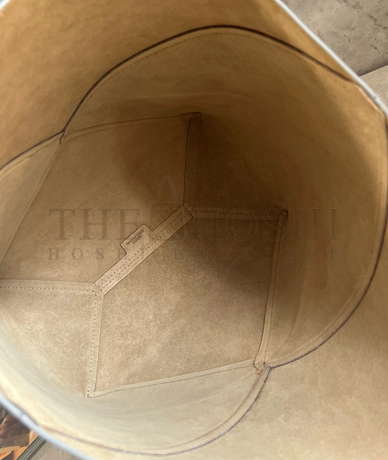 L0ew* Medium Puzzle Fold Tote Bag in Grey/Dark Green Calfskin Master Quality