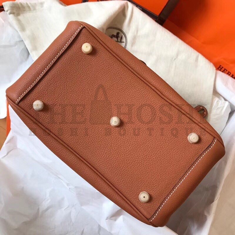 H**me5 Gold Lindy 26cm Clemence Handmade Bag Master Quality