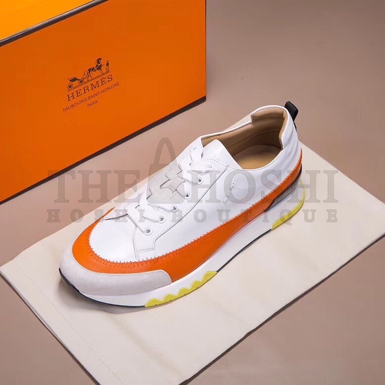 H**me5 White/Orange Rapid Sneakers Master Quality