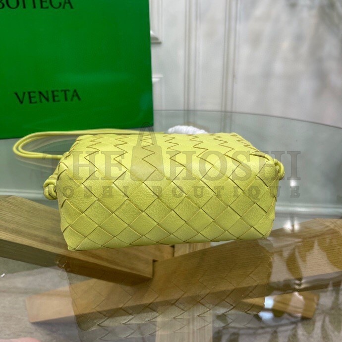 B0tt*ga Ven*ta Loop Mini Bag In Kiwi Intrecciato Lambskin Master Quality