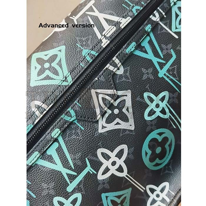 L0vis Vvtt0n LV Women Archy Messenger MM Bag Graffiti Green Monogram Coated Canvas Master Quality