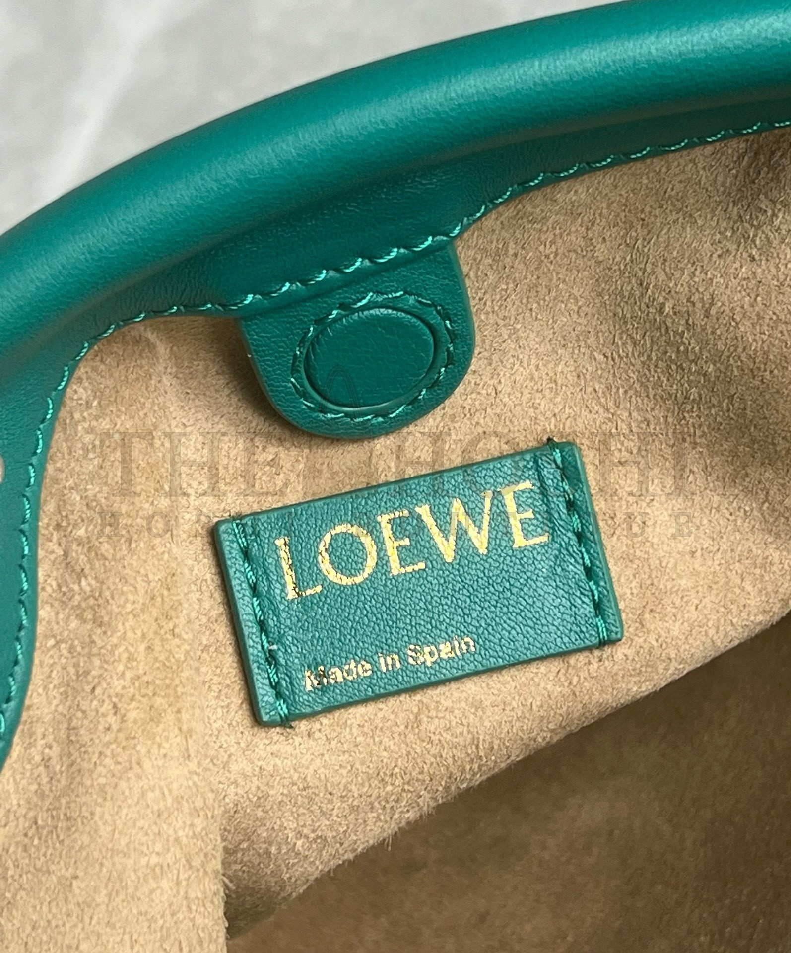 L0ew* Mini Flamenco Purse Bag in Green Nappa Lambskin Master Quality