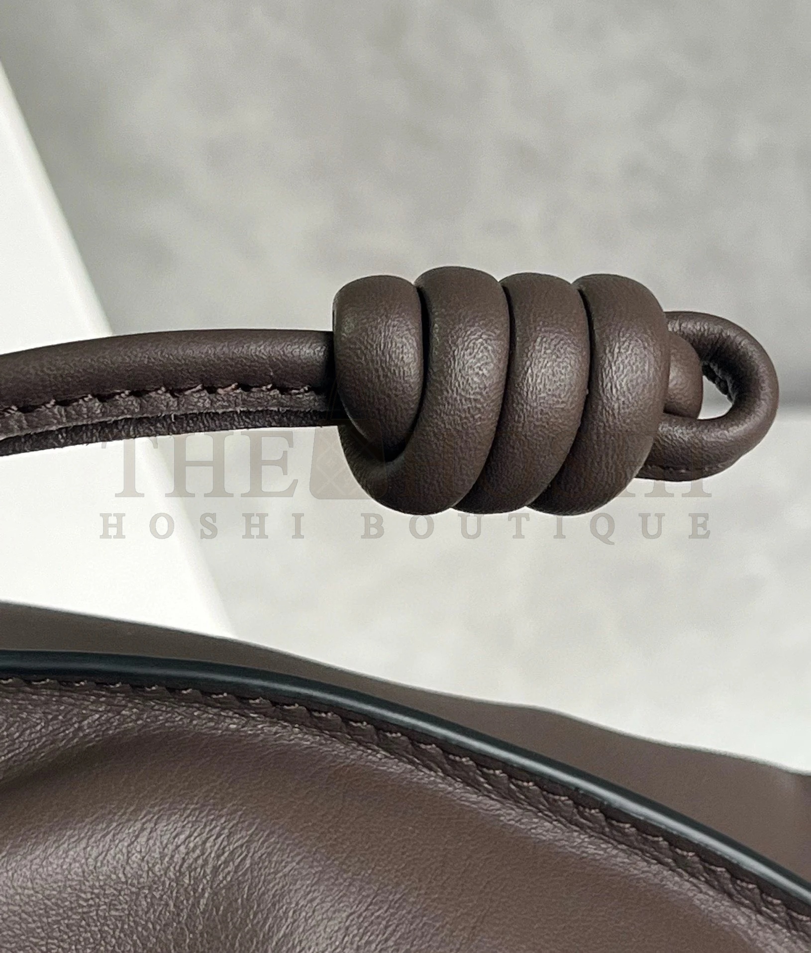 L0ew* Flamenco Clutch Bag in Chocolate Nappa Calfskin size:30cm Master Quality