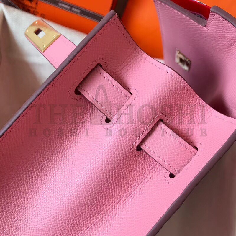 H**me5 Rose Confetti Epsom Kelly 28cm Handmade Bag Master Quality