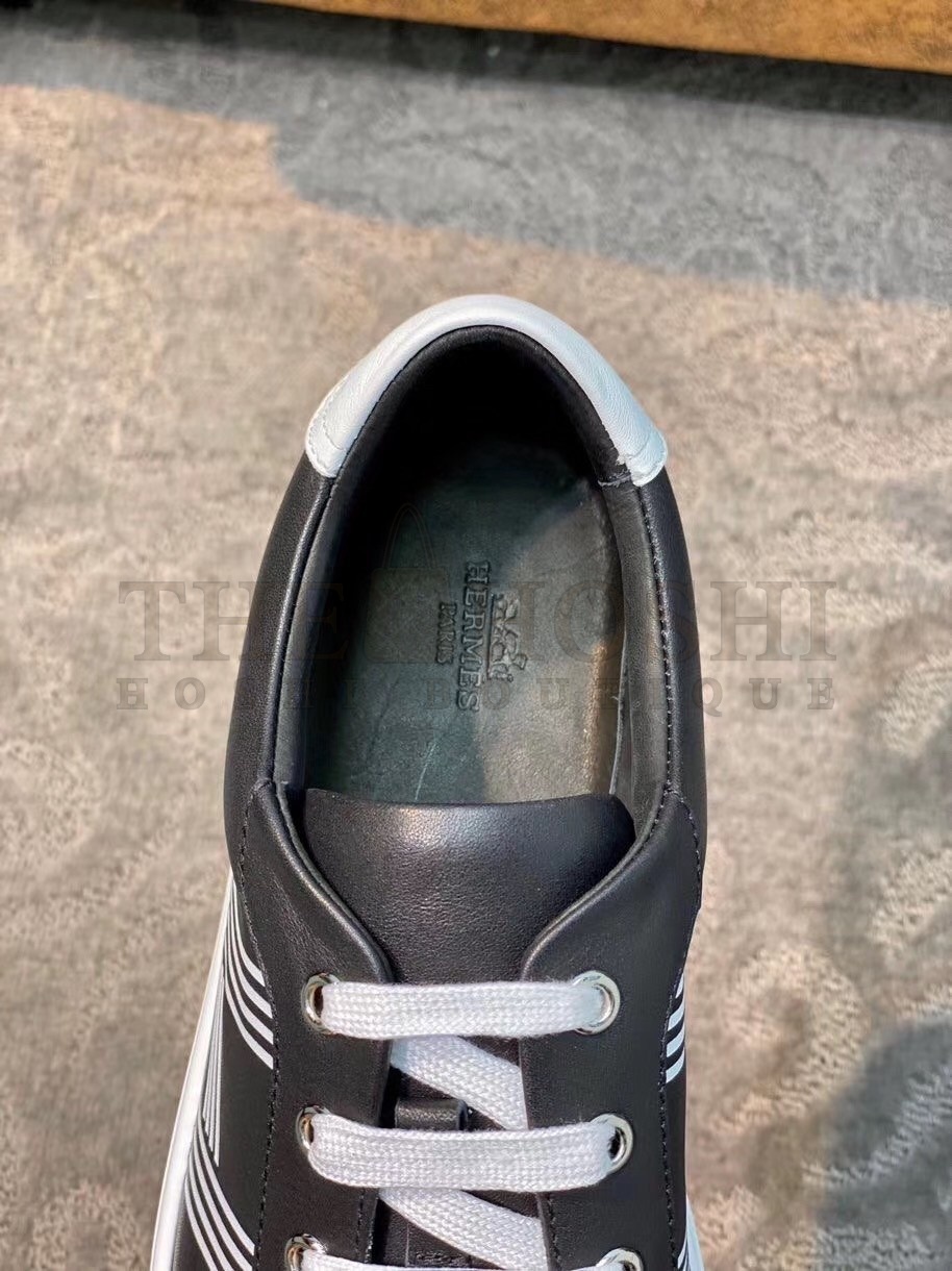 H**me5 Avantage Sneakers In Black Calfskin Master Quality