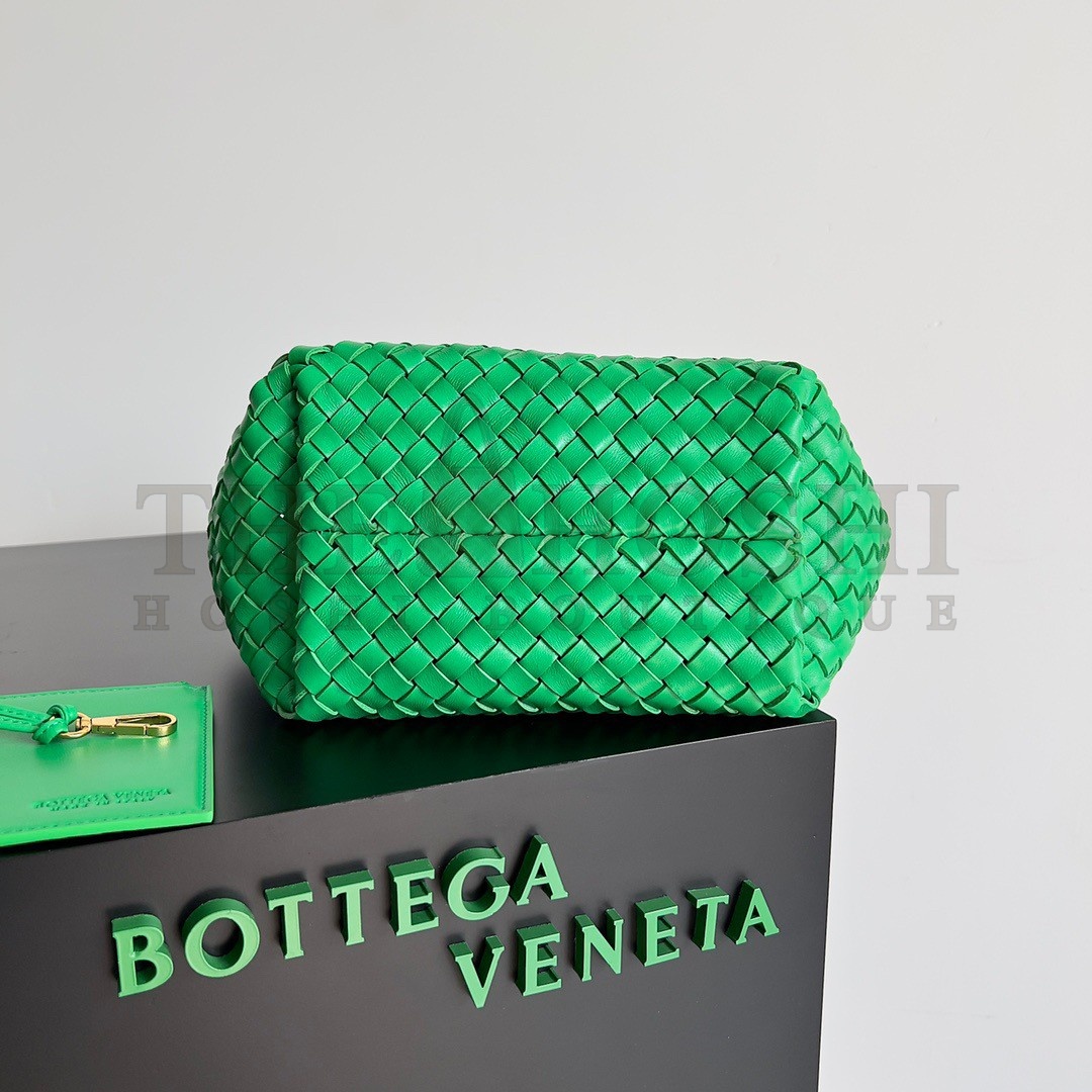 B0tt*ga Ven*ta Cabat Mini Bag In Green Intrecciato Lambskin Master Quality