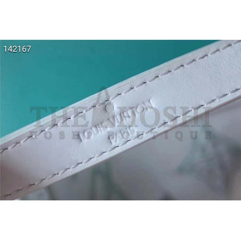 L0vis Vvtt0n LV Women Dauphine East West Handbag White Calfskin Leather Master Quality