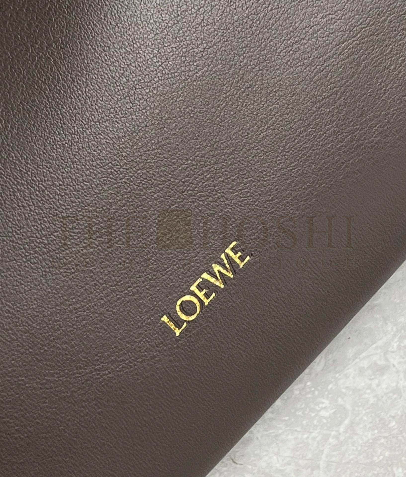 L0ew* Flamenco Clutch Bag in Chocolate Nappa Calfskin size:30cm Master Quality