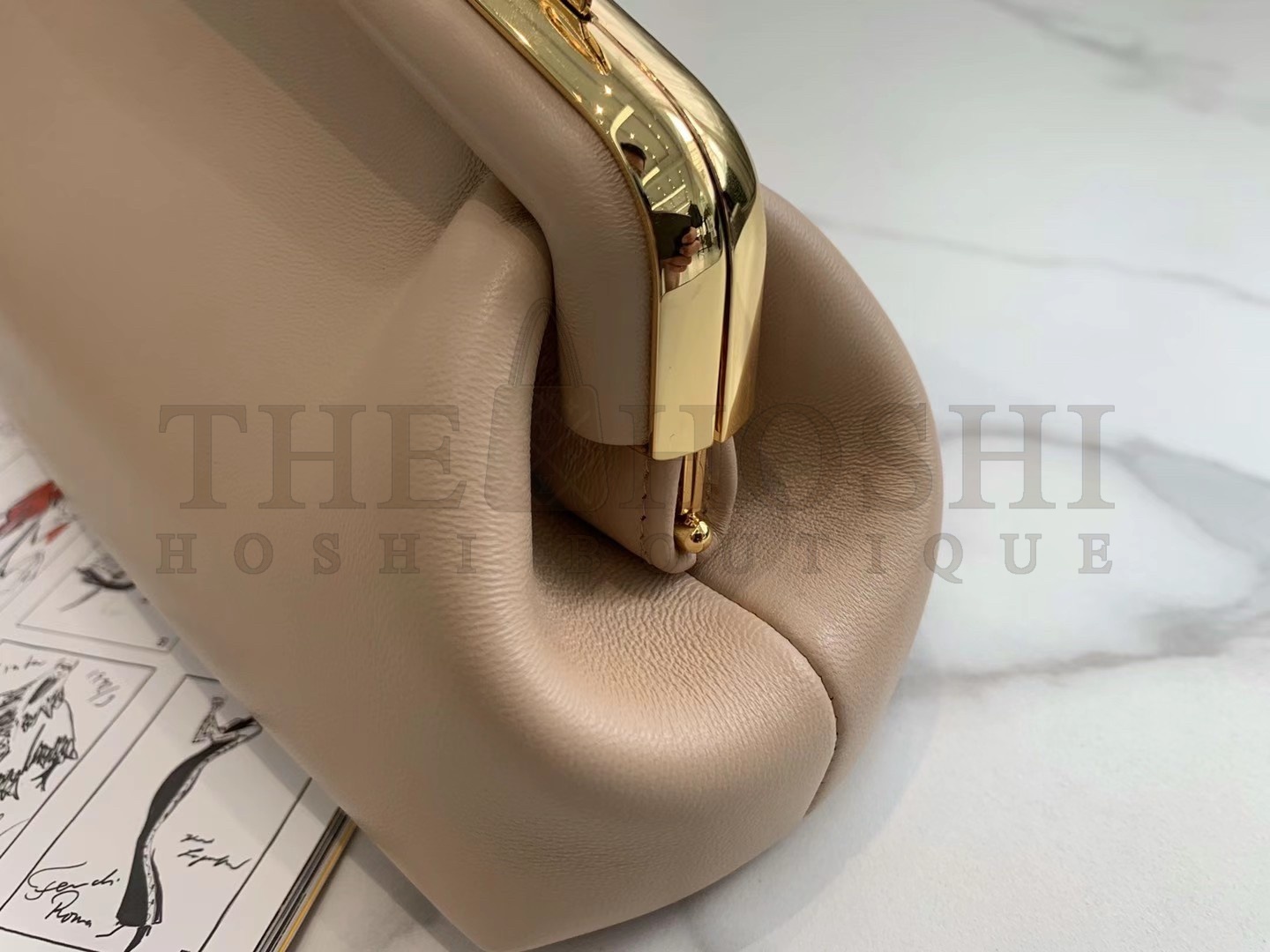 F**di First Small Bag In Beige Nappa Leather Master Quality