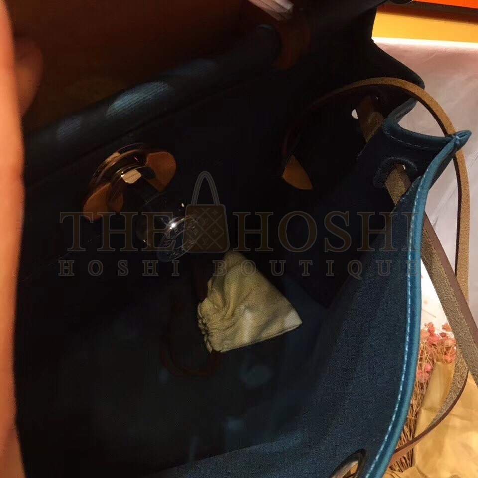 H**me5 Herbag Zip 31cm Bag In Brown And Blue Master Quality