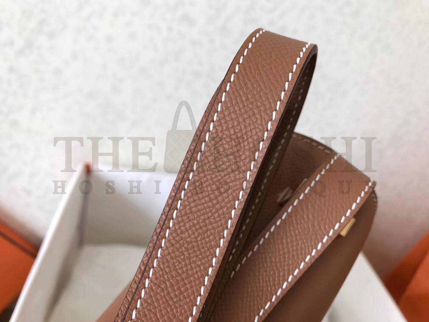 H**me5 Epsom Constance 24cm Brown Handmade Bag Master Quality