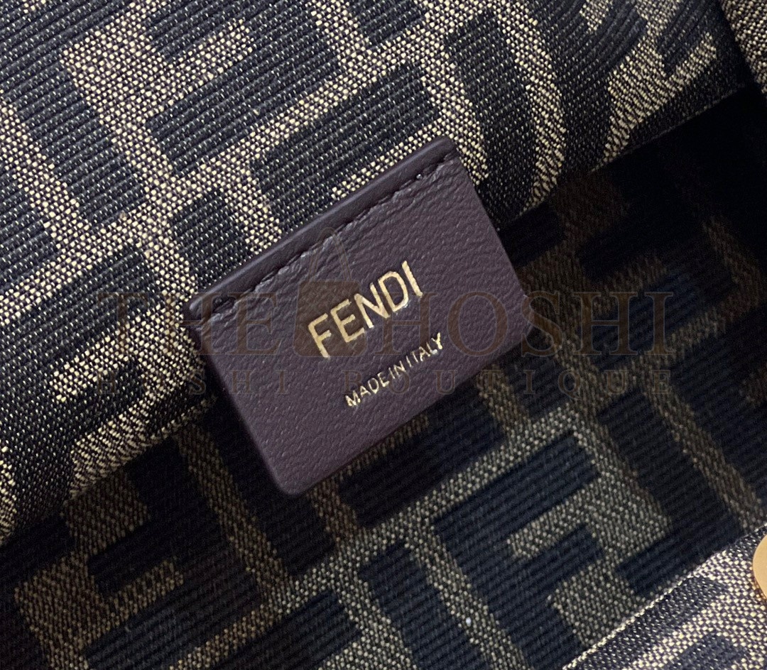 F**di First Small Bag In Gold Laminated Leather Master Quality