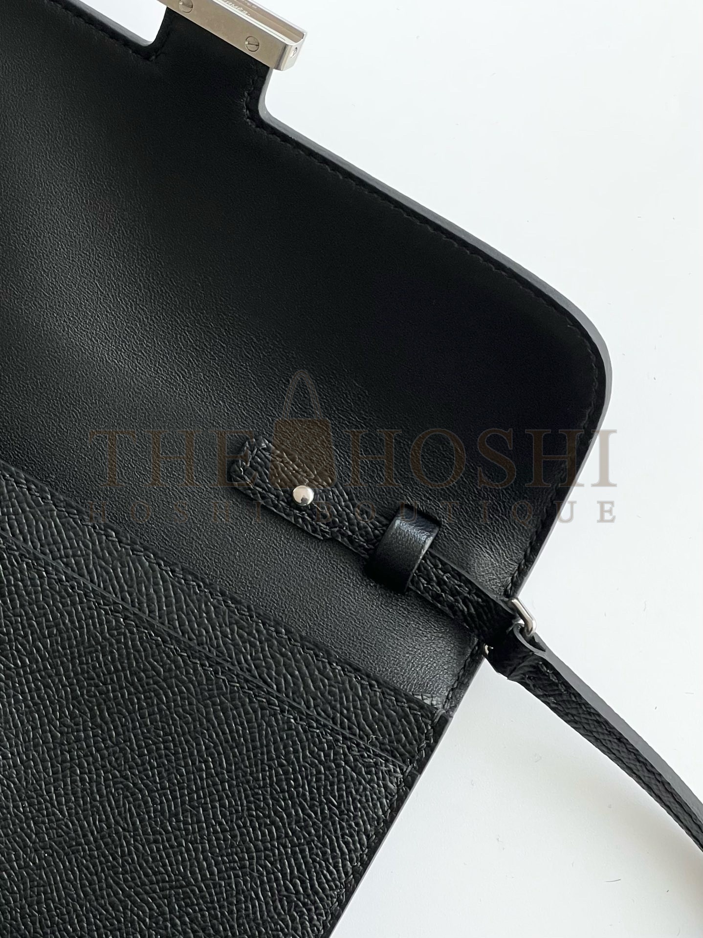 H**me5 Constance To Go Wallet in Black Epsom Calfskin Master Quality