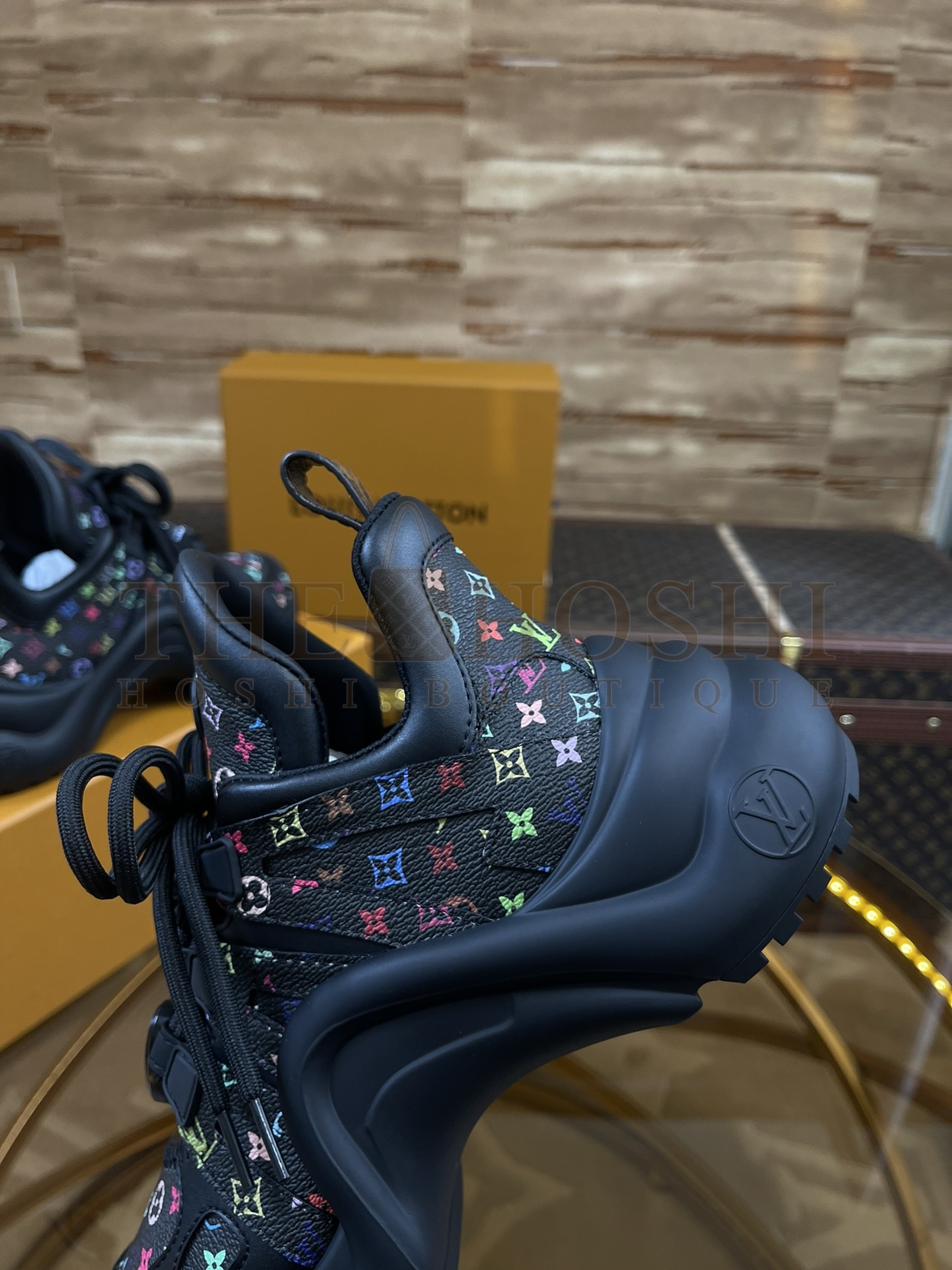 L0vis Vvtt0n LV x Takashi Murakami Archlight Sneakers Multicolor Monogram 5.5cm Heel Master Quality