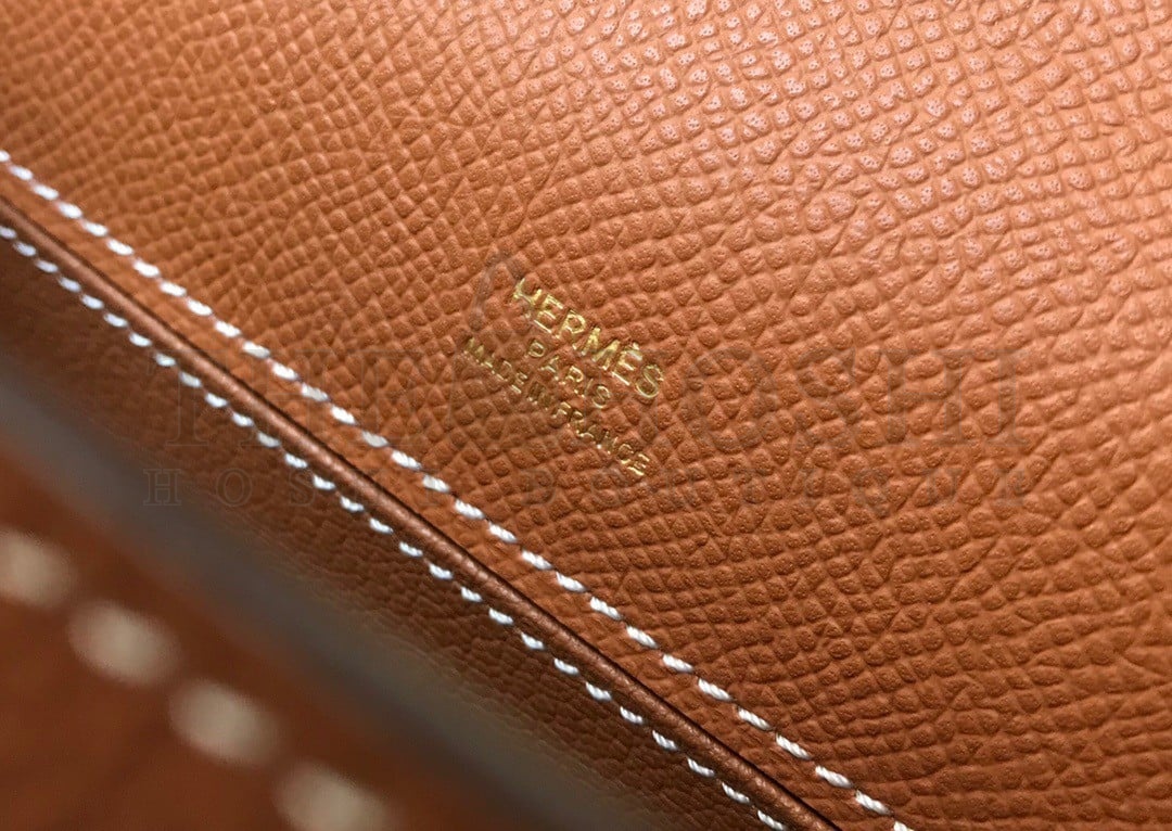 H**me5 Kelly Pochette Clutch Bag In Gold Epsom Leather Master Quality