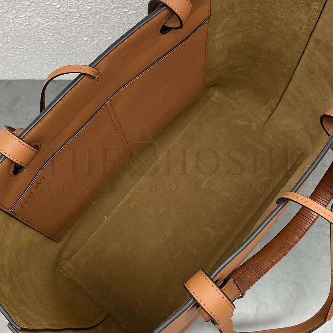 L0ew* Anagram Medium Tote Bag In Brown Calfskin Master Quality