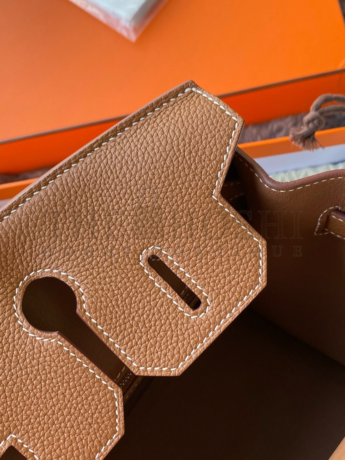 H**me5 Birkin 30 Retourne Handmade Bag in Gold Togo Leather Master Quality