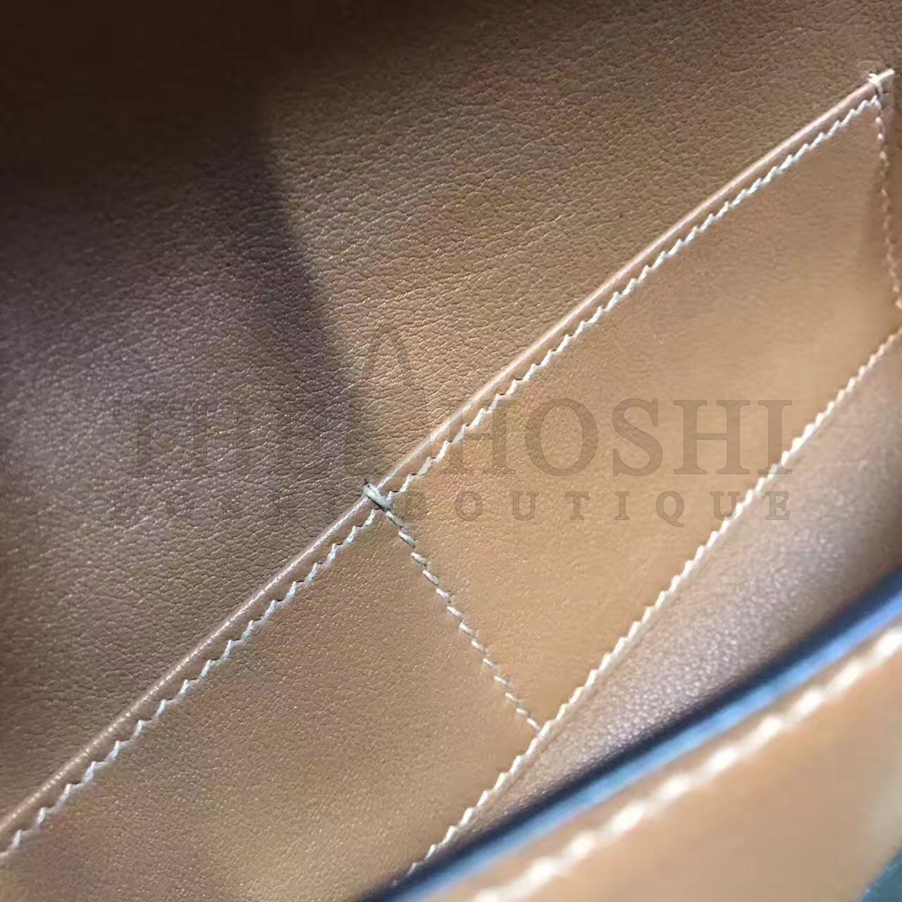 H**me5 Handmade Egee Clutch In Caramel Swift Leather Master Quality