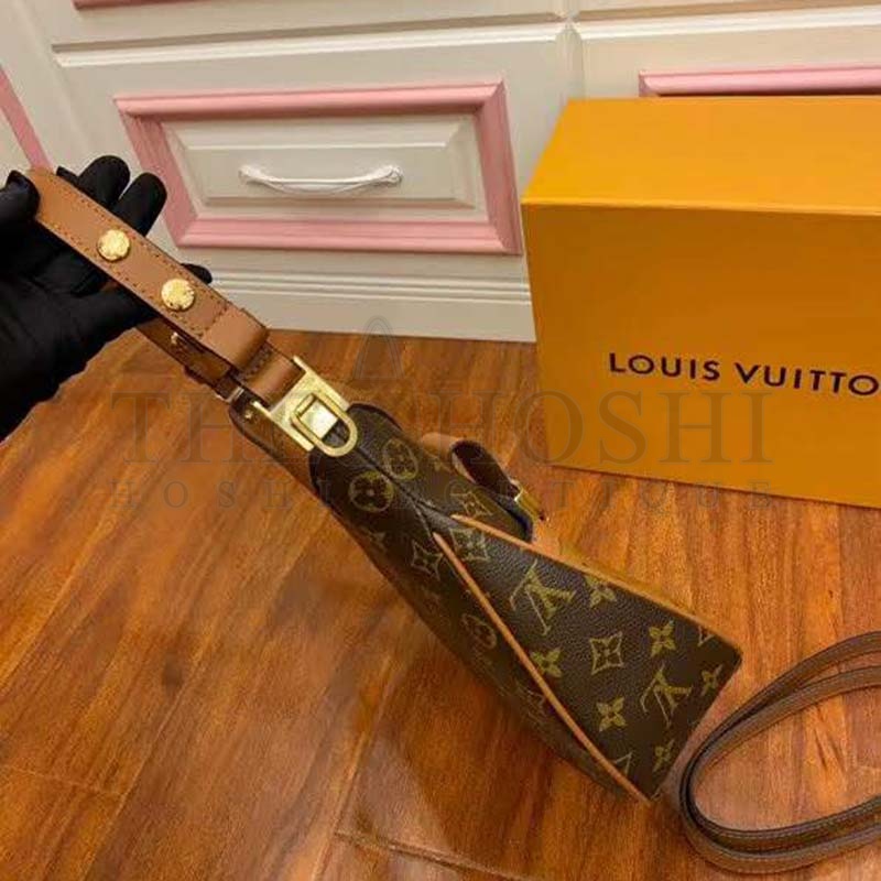 L0vis Vvtt0n LV Women Hobo Dauphine PM Handbag Monogram Reverse Canvas Master Quality