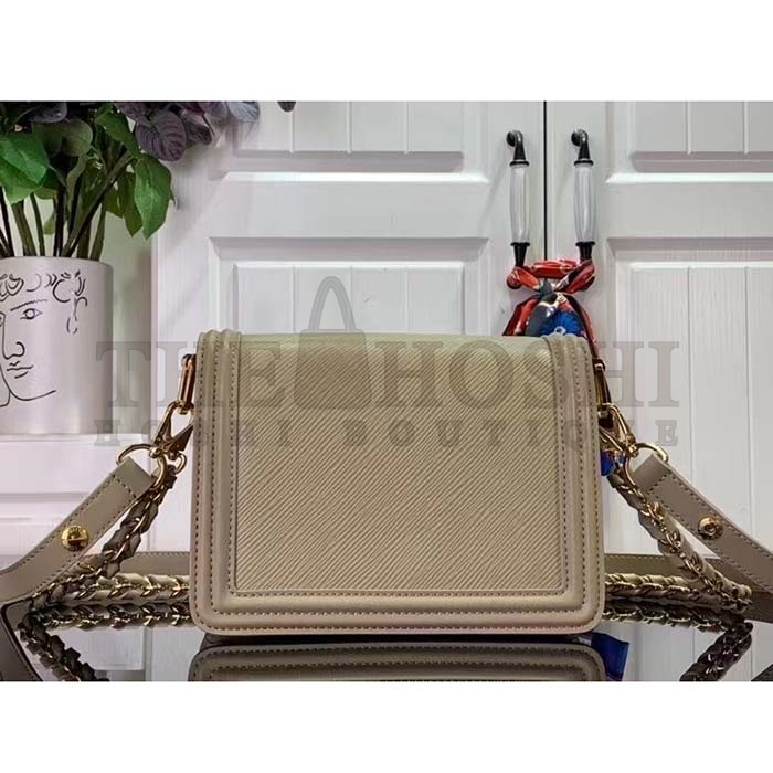 L0vis Vvtt0n LV Women Mini Dauphine Handbag Poivre Brown Epi Grained Cowhide Leather Master Quality