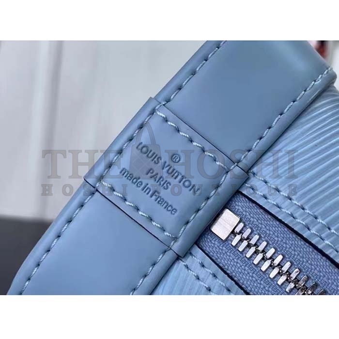 L0vis Vvtt0n LV Women Alma BB Handbag Cloud Blue Epi Grained Smooth Cowhide Leather Master Quality