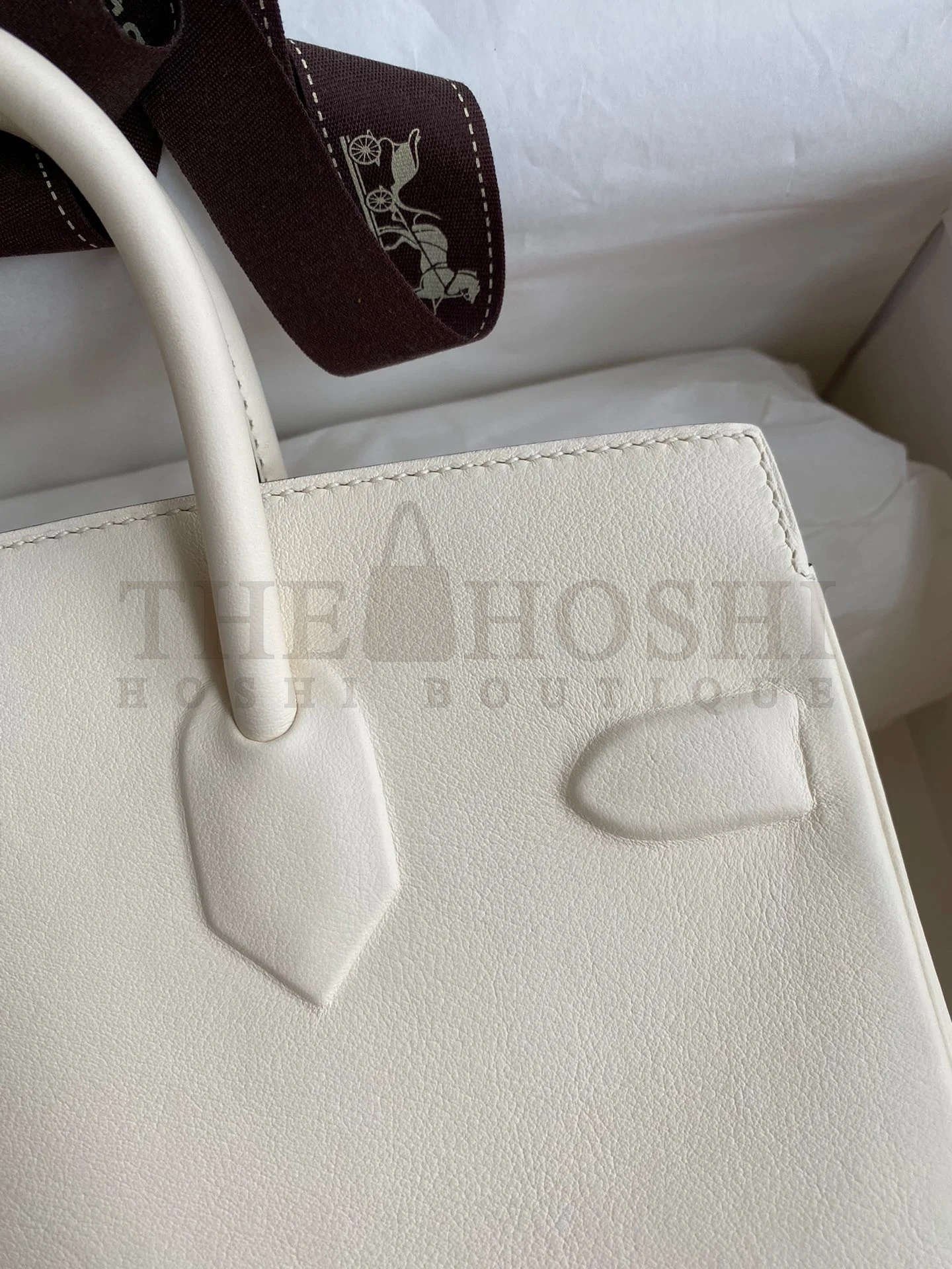 H**me5 Shadow Birkin 25 Limited Edition Bag In Craie Swift Calfskin Master Quality