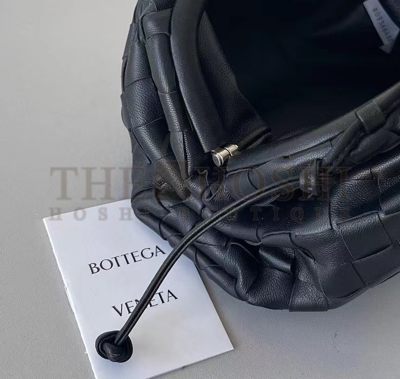 B0tt*ga Ven*ta Mini Pouch In Black Intrecciato Lambskin Master Quality