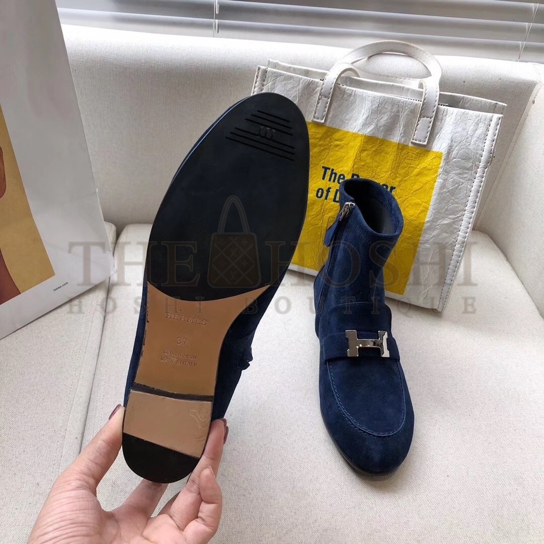 H**me5 Blue Saint Honore Ankle Boots Master Quality