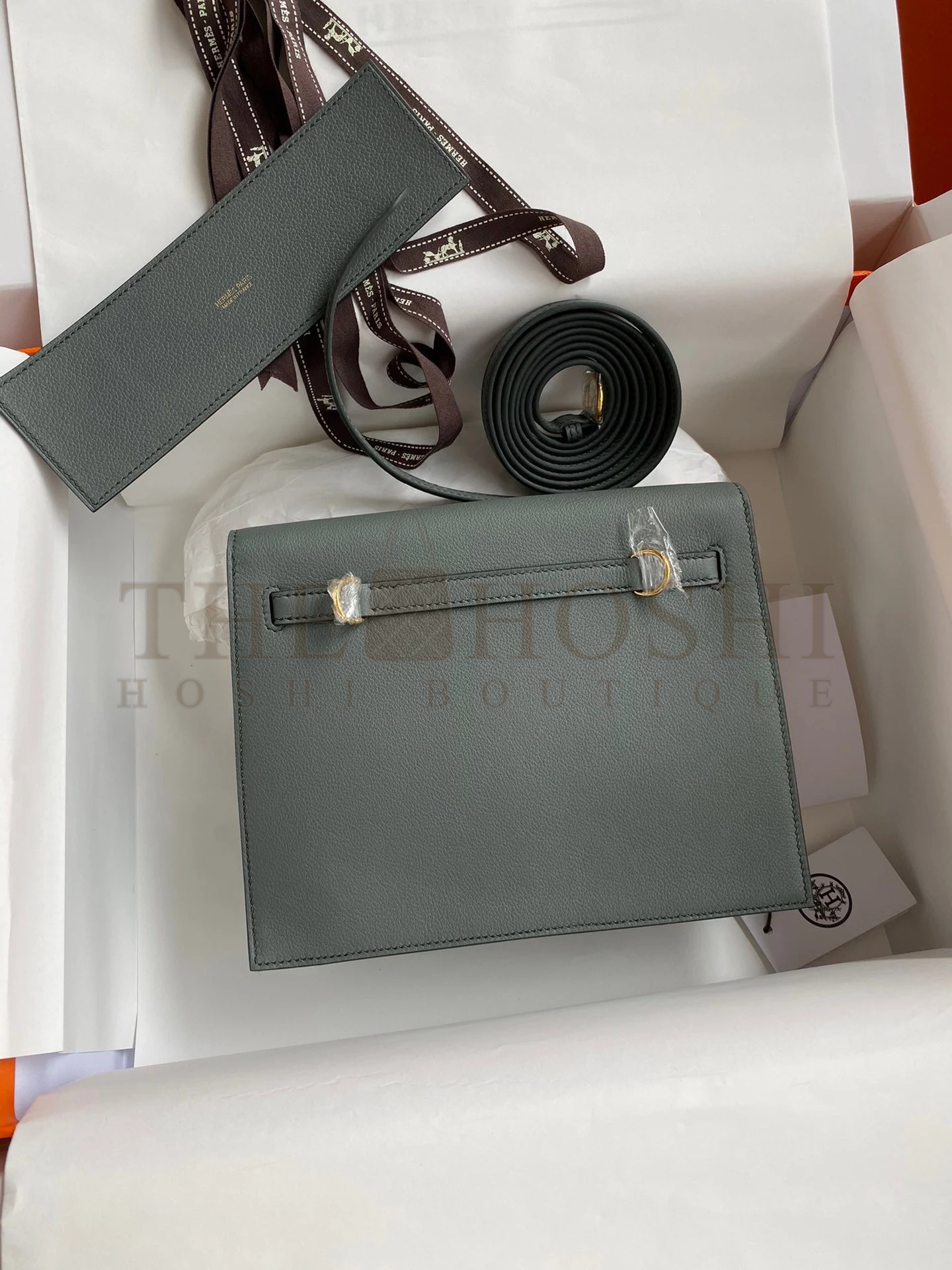 H**me5 Kelly Danse II Bag In Vert Amande Evercolor Calfskin Master Quality