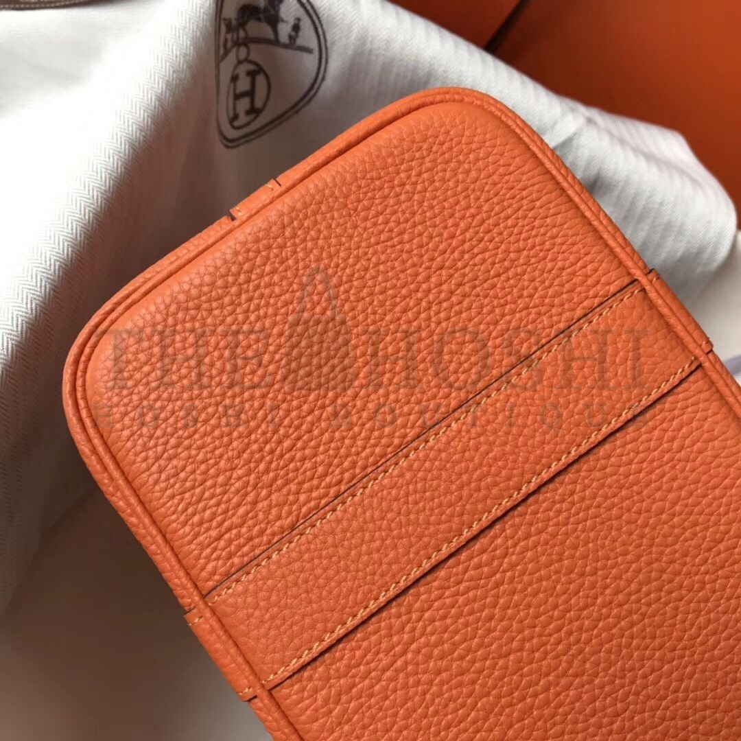 H**me5 Orange Clemence Garden Party 30cm Handmade Bag Master Quality