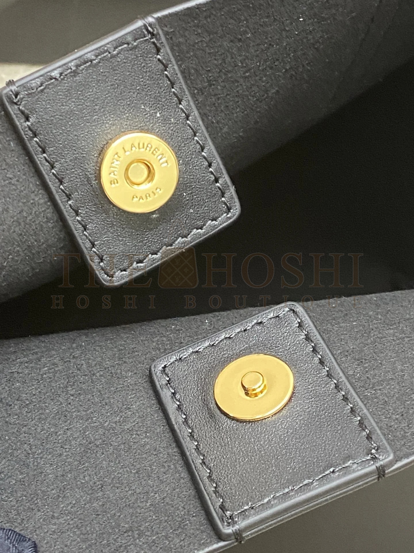 Sa1nt Lau*nt Shopping Tote Bag in Black Leather Master Quality