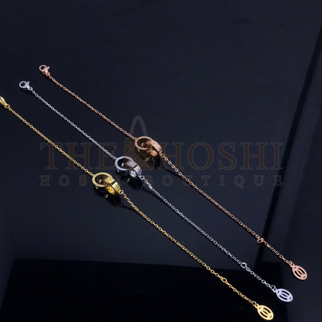 Ca*t1er LOVE BRACELET, Two Ring Master Quality