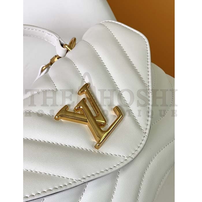 L0vis Vvtt0n LV Women Hold Me Top-Handle Bag White Smooth Cowhide Leather Master Quality