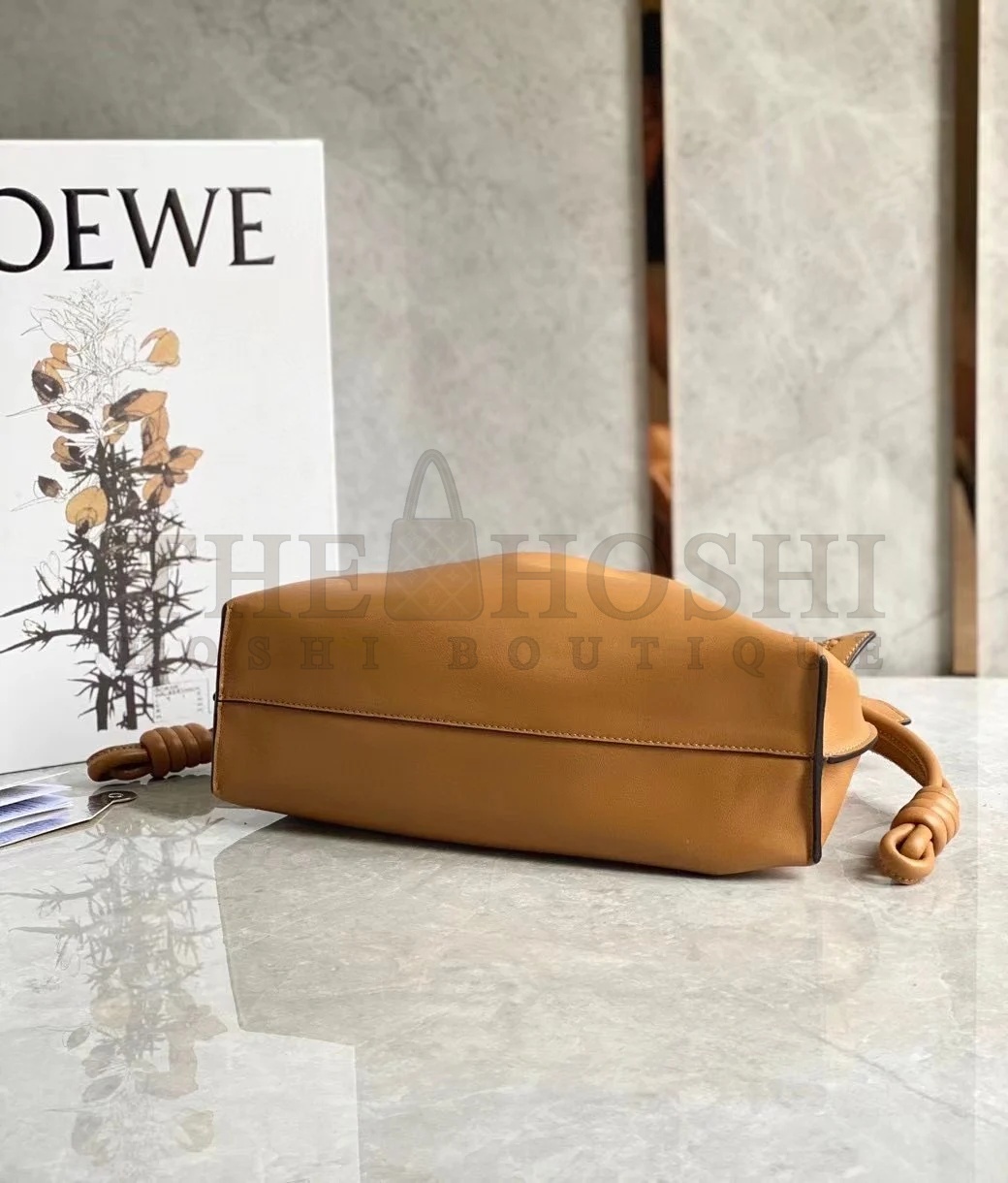 L0ew* Flamenco Clutch Bag In Brown Calfskin Master Quality