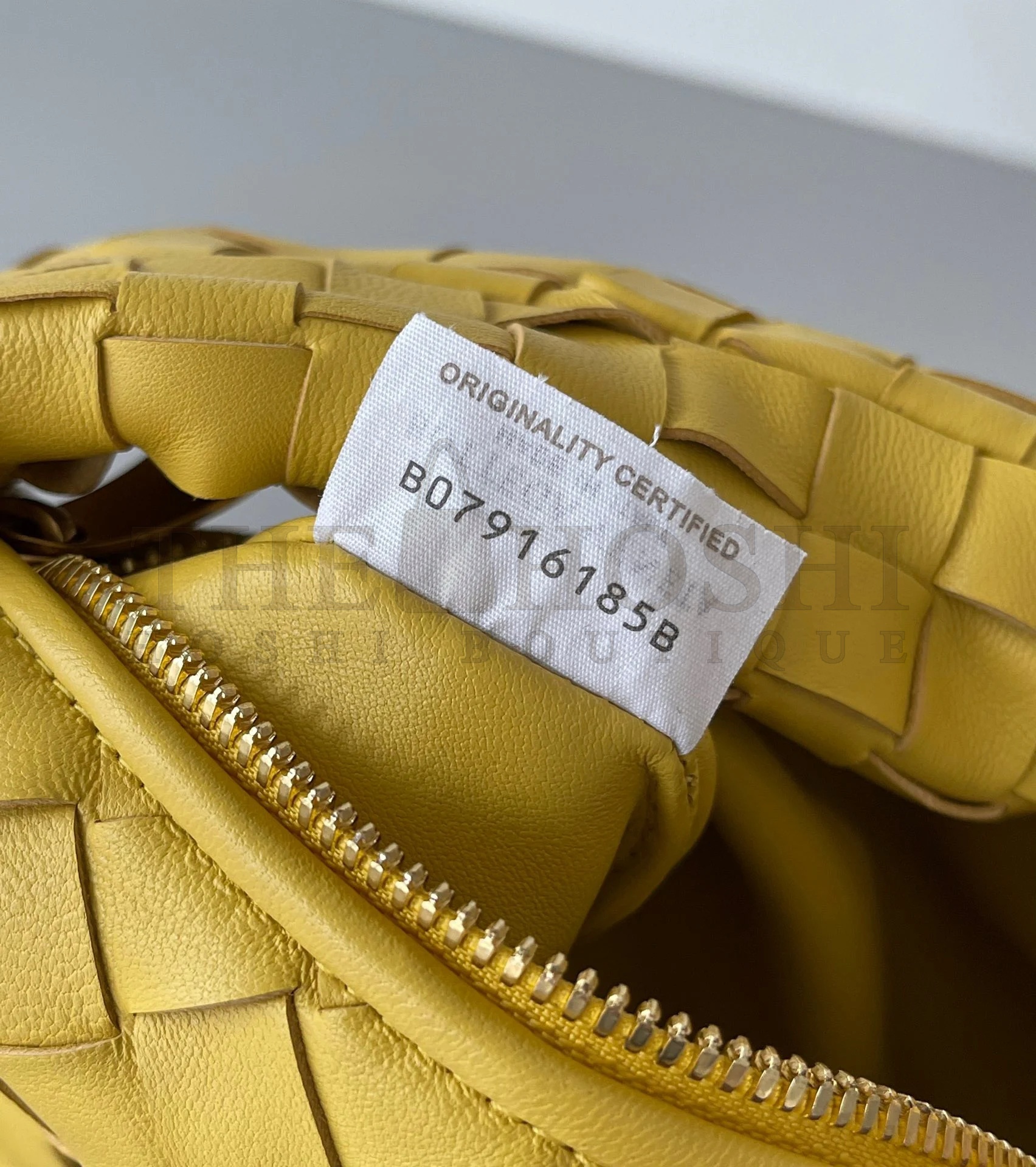 B0tt*ga Ven*ta BV Jodie Mini Bag In Yellow Intrecciato Lambskin Master Quality