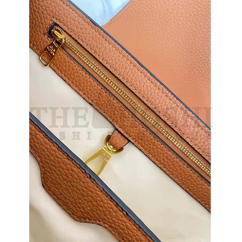 L0vis Vvtt0n LV Women Capucines BB Handbag Gold Noir Taurillon Leather Master Quality