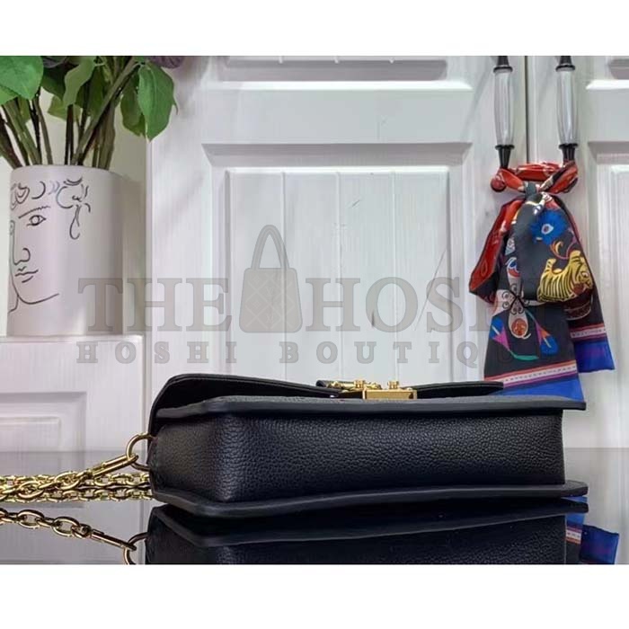 L0vis Vvtt0n LV Women Wallet On Chain Métis Black Monogram Empreinte Embossed S*pple Grained Cowhide Leather Master Quality