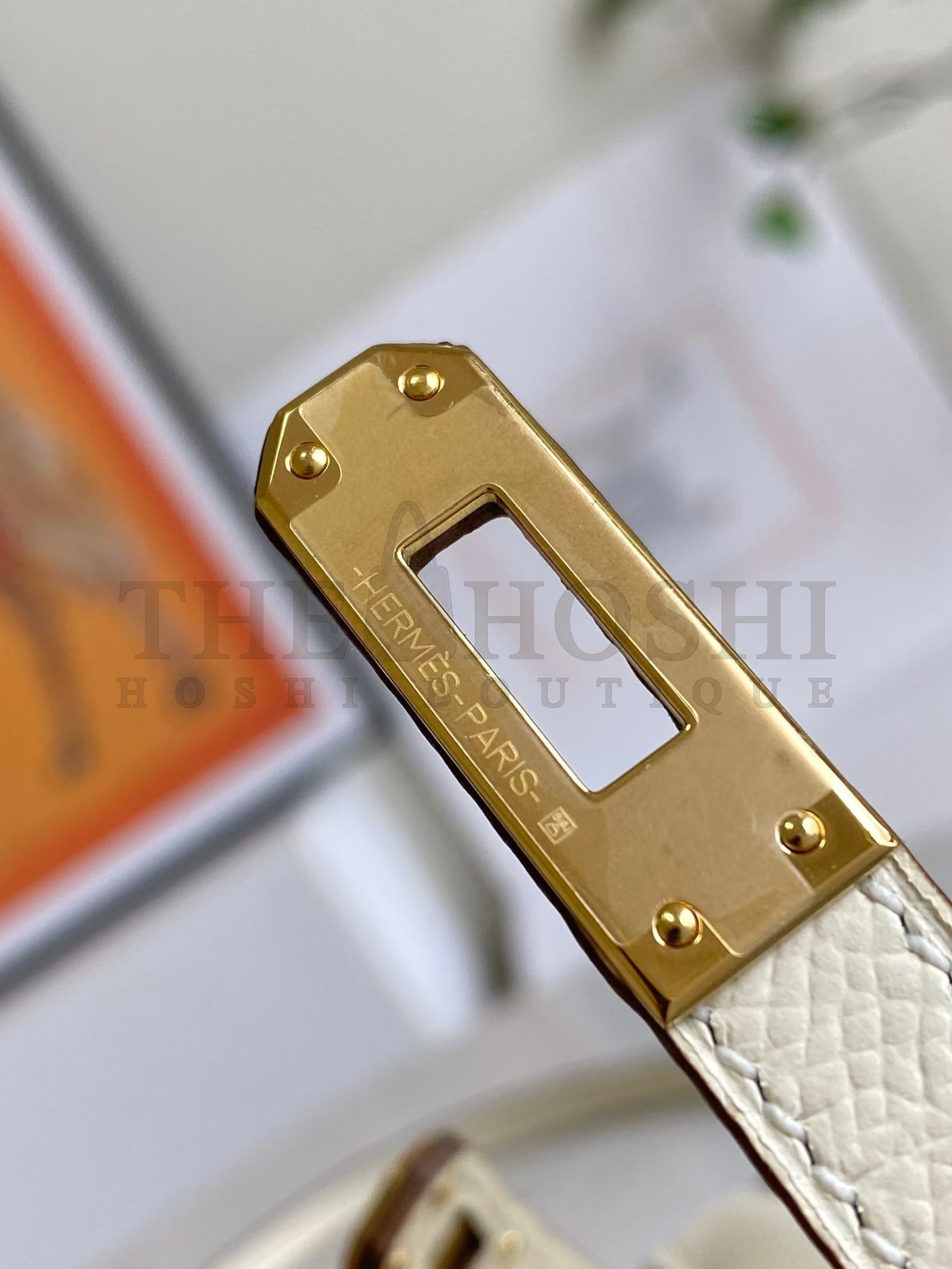 H**me5 Kelly Mini II Sellier Bag In Beton Epsom Leather GHW Master Quality