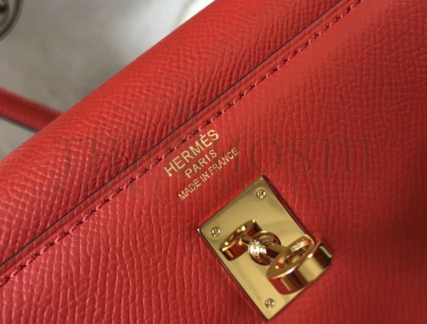 H**me5 Kelly 25cm Sellier Bag In Piment Epsom Leather Master Quality