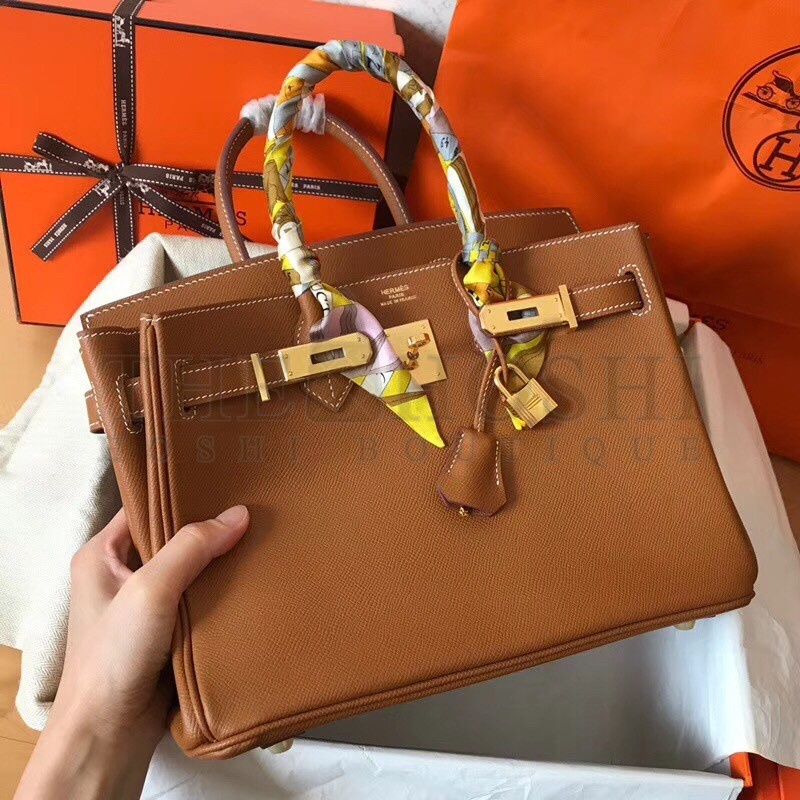 H**me5 Gold Birkin 30cm Epsom Handmade Bag Master Quality