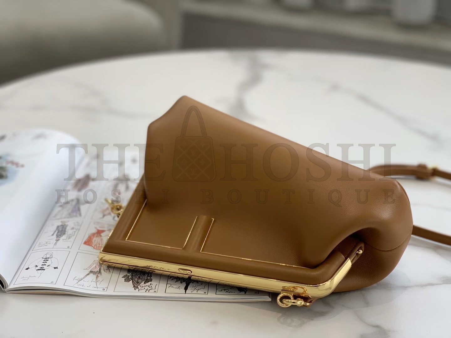 F**di First Small Bag In Brown Nappa Leather Master Quality