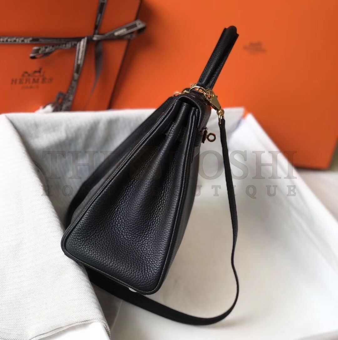 H**me5 Black Clemence Kelly 32cm Retourne Bag Master Quality