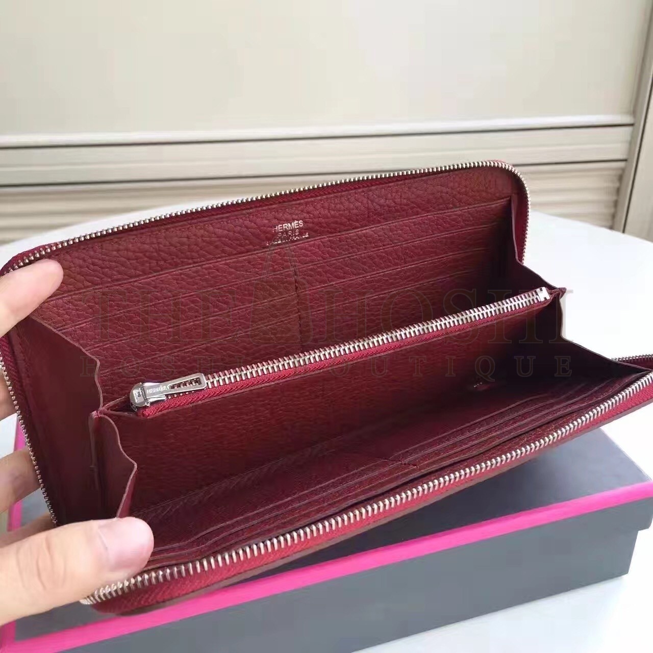 H**me5 Ruby Clemence Azap Zipped Wallet Master Quality